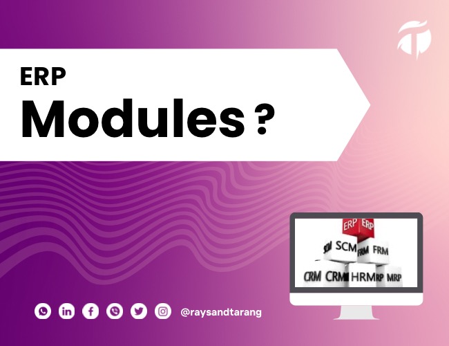 What are main modules of an ERP