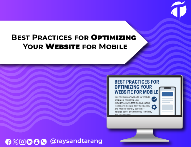 Mobile website optimization by website developers in Kashipur for better speed and SEO services